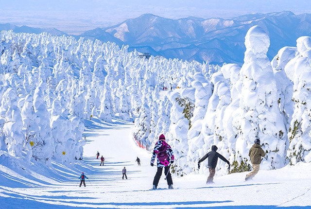 Japan - Zao Onsen Ski Resort.