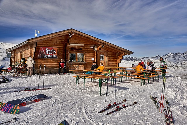 Val Senales, Italy, lodge.