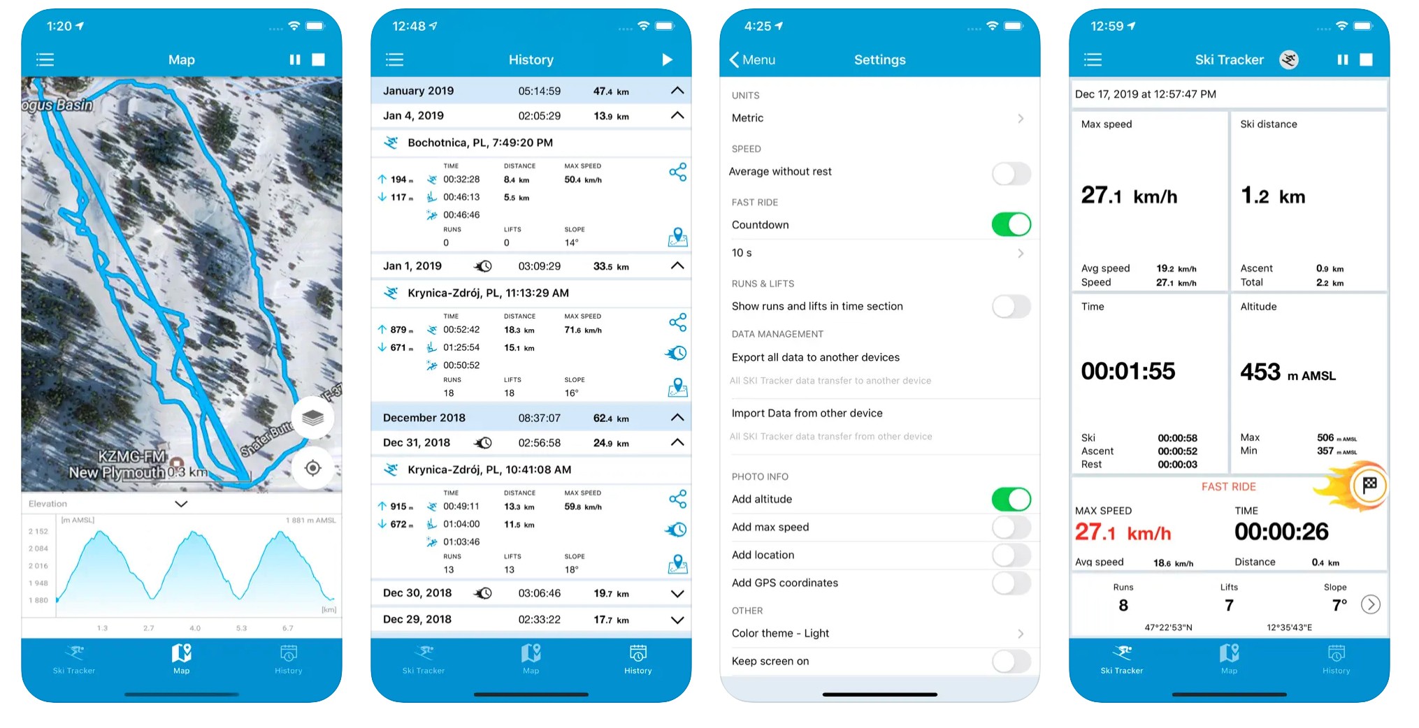 Exa Ski Tracker IT