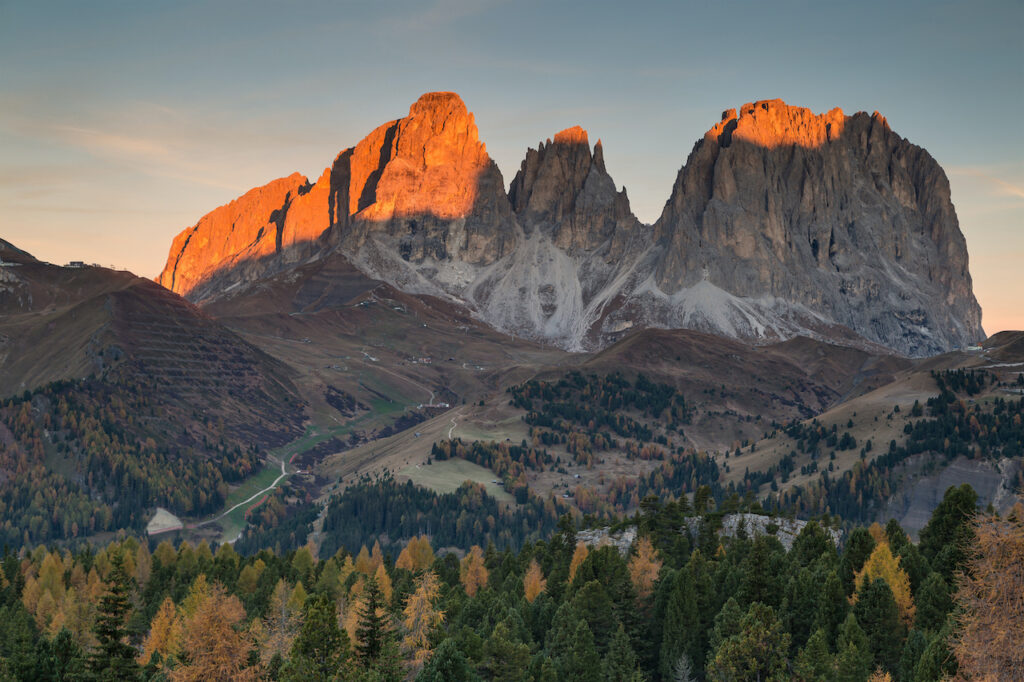 Dove vedere lo spettacolo dell'Enrosadira sulle Dolomiti